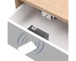 House of Balance Secret Lock - Serrure de table de chevet - Sécurité cachée - Serrure de tiroir - Serrure de placard RFID - Serrure invisible - Déverrouillage NFC - Armoires et tiroirs