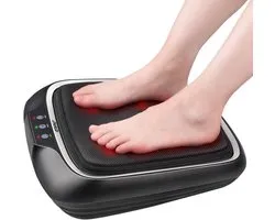 RENPHO Shiatsu-voetmassageapparaat, met warmte, rustgevend, ontspannend, professioneel, verstelbaar, elektrisch apparaat, diep kneden, met afneembare hoes