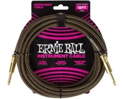 Ernie Ball 6432 Braided Pay Dirt instrumentkabel 5,5 meter