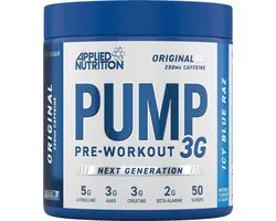 Applied Nutrition - Pump 3G Pre-Workout (Icy Blue Raz - 375 gram)