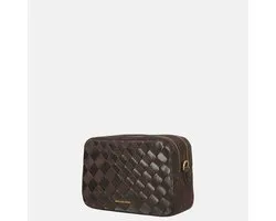 Michael Kors Md Dblzp Chn Camera Xbody Crossbodytassen Dames - Bruin - Maat ONESIZE