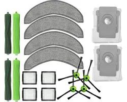 Kit d'entretien complet pour l'aspirateur robot iRobot Roomba Combo j7+. Kit de remplacement et pièces, 9 pièces ; Brosses latérales Brosses principales et Filtres