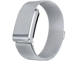 Strap-it Milanese bandje RVS geschikt voor WHOOP 5.0 - Zilver