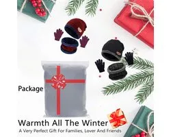 Yutdeng Gebreide Kinder Beanie Muts Met Sjaal Set Bonnet Winter Muts Met Colsjaal Nekwarmer Heerlijk Warme & Zachte Fleece Voering - Voor Kinderen Van 4-12 Jaar