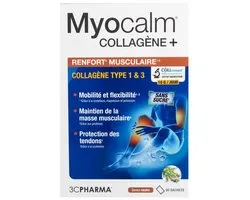 3C Pharma Myocalm Collageen + Spierversterking 30 zakjes 360 g