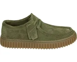 CLARKS Torhill Lo Chaussures à lacets pour hommes - Daim olive