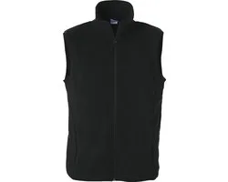 Clique Polar Fleece Bodywarmer Basic - Zwart - Maat XL