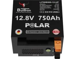 BullTron 750Ah LiFePO4 12.8V Polar Accu met Bluetooth BMS