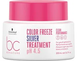 Masque Pour Cheveux Grijs Schwarzkopf Bonacure Color Freeze Silver (200 ml) pH 4.5