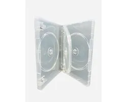 Cosensi - Dailygoods - Dailygoody - M Lock Clear Disc Case - CD DVD Blu Ray Hoes - Bescherming en Organisatie - Helder - Voor 3 Schijven - Ideaal voor Media Opslag