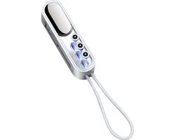 De Beste Gadgets Magnetische Oplaadkabel 3 in 1 - Compact design 35cm - Snellader - Telefoonhouder - Wit - Geschikt voor iPhone / iPad en Android apparaten