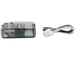 Hi-Low Level Converter voor Auto, met Draad 2-Gestuurde Kanaal en Vertraging Generator voor Versterker, Subwoofer en CD Speler