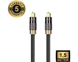 Ripa Connected Toslink Audio Kabel - 1,5M - Optische kabel - Optical naar Optical - Soundbar