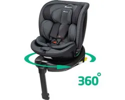 Bebeconfort EvoluFix Plus 360 i-Size - Autostoel - Tinted Black - Vanaf de geboorte tot 12 jaar oud