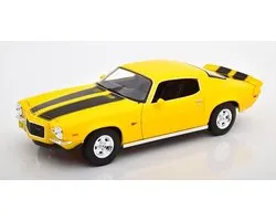 Chevrolet Camaro 1971 Geel / Zwart 1-18 Maisto