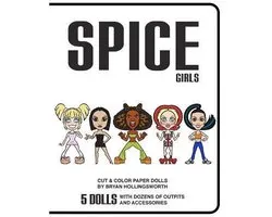 Spice Girl Cut and Color Paper Dolls