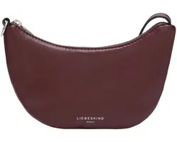 LIEBESKIND BERLIN Leren handtas accessoiretas Moon Pouch Pendant Pomegranate donkerrood