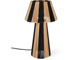 Bold Monkey Stripe it up Tafellamp - Zwart
