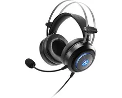 Hoofdtelefoon met microfoon Sharkoon Skiller SGH30 Zwart