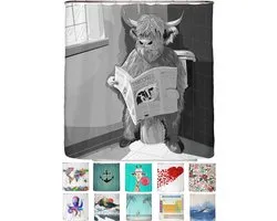 Arteneur Douchegordijn Antischimmel 180x200cm Werkzame Koe