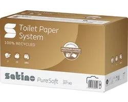 Toiletpapier satino jt3 puresoft systeemrol 2laags