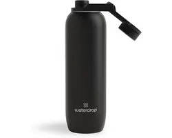 waterdrop® All Purpose Thermos Flask 1 L, Insulated Stainless Steel Drinking Bottle, 24 Hours Cold - 12 Hours Hot, Leakproof & Shatterproof