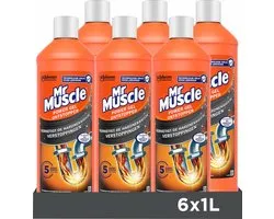 Mr. Muscle Power Gel Ontstopper - 6 x 1000 ml - Voordeelverpakking