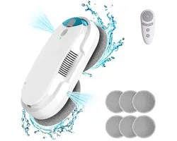 Robot lave-vitres Rolu – Lave-vitres – Lave-vitres – Puissance d'aspiration 3000PA – Lave-vitres intelligent – Fenêtres – Portes vitrées - Miroirs