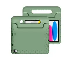 iMoshion Kidsproof Back cover with handle iPad 10.9 (2022) étui pour tablette - Vert olive