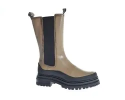 Aqa Shoes A8213 Dames Chelseaboot - Beige