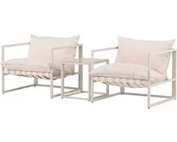Nest ensemble lounge jardin Ebba beige