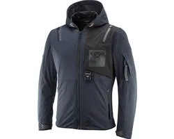 Ixon M-Quarter Marineblauw Zwart Waterdichte Textiele Motorjas - Jas