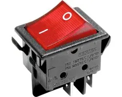 Interrupteur Dparts adapté à Numatic - s'adapte à tout aspirateur Henry et Hetty - Interrupteur marche/arrêt - Rouge