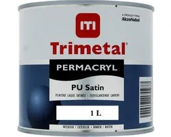Trimetal Permacryl Pu Satin - Wit - 1L