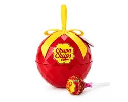 Chupa Chups 60g - 5 stuks - Gift ball - Geschenkbal met snoep - Kerstbal