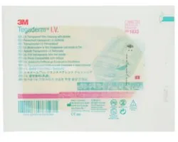 3M - Pansement - Soin des plaies - Tegaderm - IV - 7x8,5cm - transp - 100 pièces par boîte