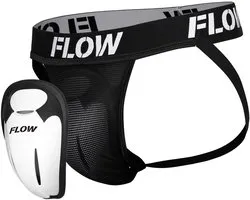 Flow Fightgear Premium Kruisbeschermer - Heren - Zwart - maat M