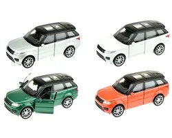 Welly Metalen Land Rover Evoque wit 12 Cm - 1 stuk