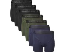 Slip Bamboo Basics Rico - Homme - marine - vert - noir