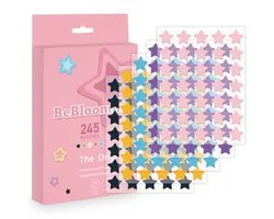 BeBlooming Star Pimple Patch- 245 Stuks - 5 Kleuren Ster Vorm - Acne Patch - Pimple Patches - Puisten Verwijderaar - Mee Eters Verwijderen