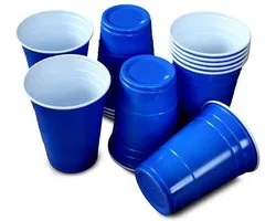 Gobelets Beer Pong Party - 80x Blauw