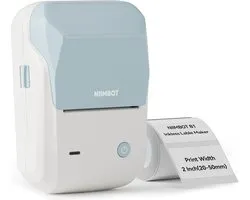 Niimbot B1 - Labelprinter - blauw - bluetooth - printbreedte 20-50mm - direct thermisch - 203dpi - 1500mAh