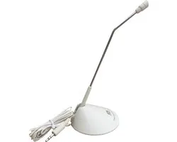 ATA Desktop Microphone, bureau microfoon, 30Hz - 16kHz, 2 meter, 3.5 mm jack, Wit