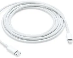 Apple - Lightning Oplaadkabel - USB‑C naar Lightning - 2m - Wit