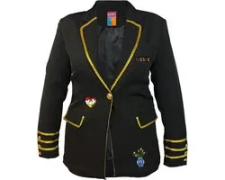 Fjesta© Oeteldonk jasje met emblemen – Luxe – Dames - Maat M - Carnavalskleding Dames - Carnaval