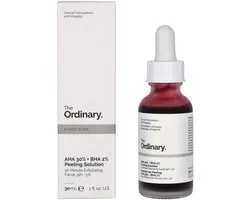 The Ordinary™ - Peeling Solution - AHA 30% - BHA 2% - soin du visage - contre l'acné