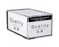 Booster Bundle Display Acrylic Case 8mm Thick Magnetic Protective for Pokemon SV & SWSH ( GEEN MEGA EVOLUTION SET)