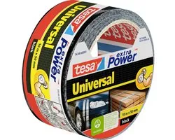 Tesa Ruban adhésif toilé Universel 50 mm x 10 m noir