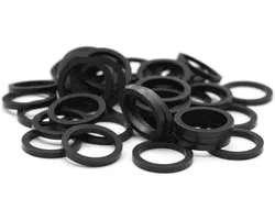 DOJA Barcelona | Sanitary Flat Seals | 3/4 Inch | Pack 25 | Rubber Seals | 24 x 13 x 2 mm | EPDM Rubber O-Rings | Wide Flat Seal | Washers for Shower Hose, Rubber