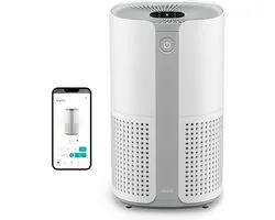 Purificateur d'air Smart Duux Bright 2 - 210 CADR adapté pour 42 m² - Purificateur Air avec indicateur de qualité de l'air et ioniseur - Wit